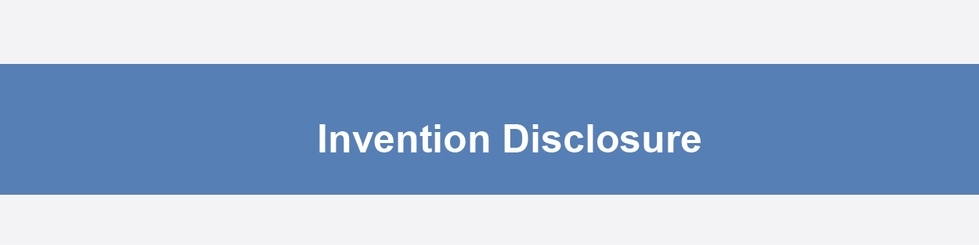 Invention disclosure form